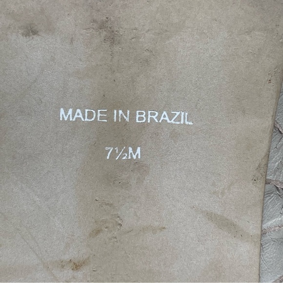 💋MATISSE Clover Taupe Leather Croc Skin Slip On Stacked Wood Heel Mules - Picture 15 of 16